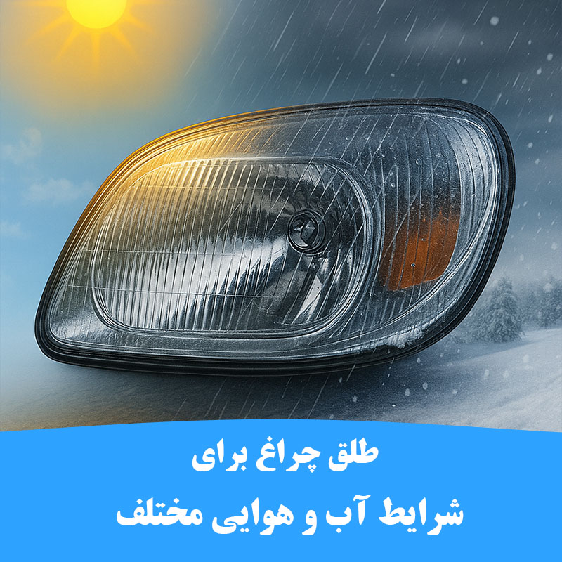 طلق چراغ برای شرایط آب‌ و هوایی مختلف